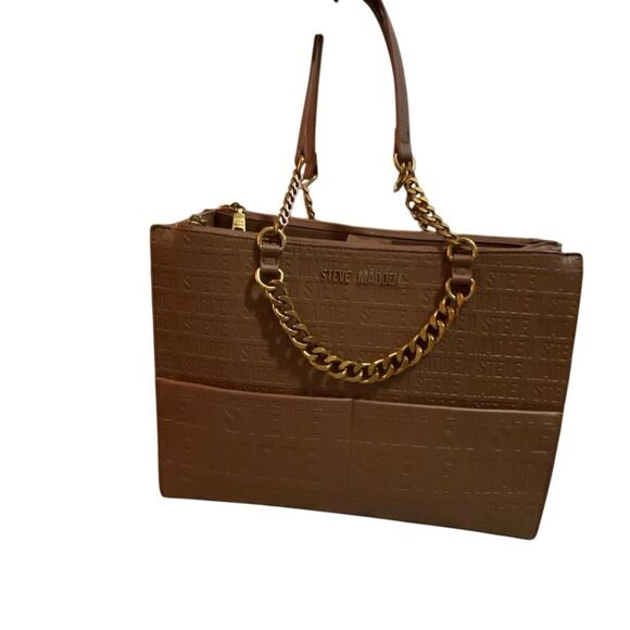 Steve Madden Women’s Vegan Large Travel Tote Bag/Purse - Picture 9 of 14